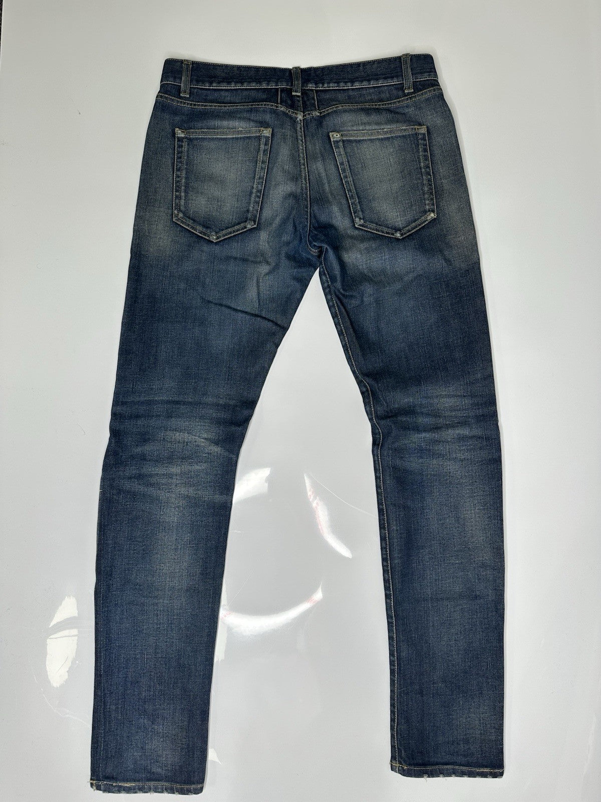 Saint Laurent D01 Slim 32 Natural Fading / Patina Amazing Jeans