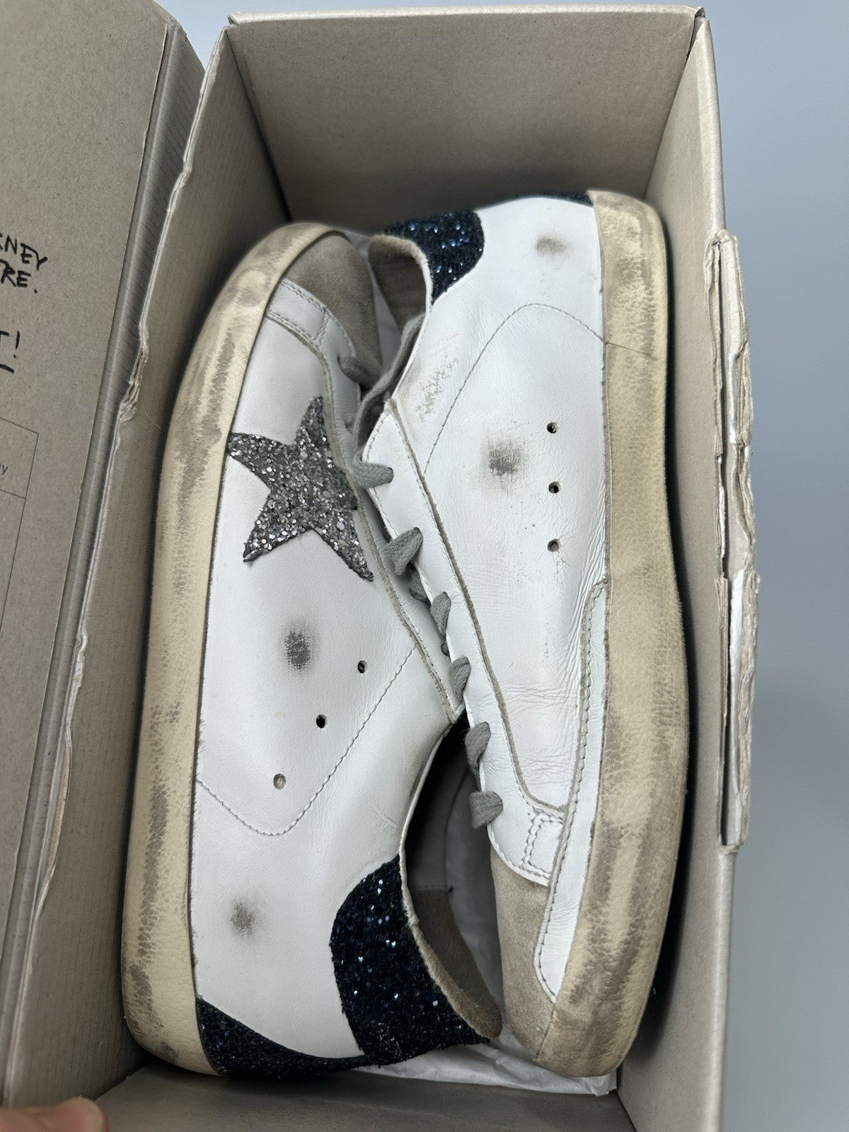 Golden Goose GGDB / SSTAR Sneakers With Box, Dustbag & Passport EU39 UK6