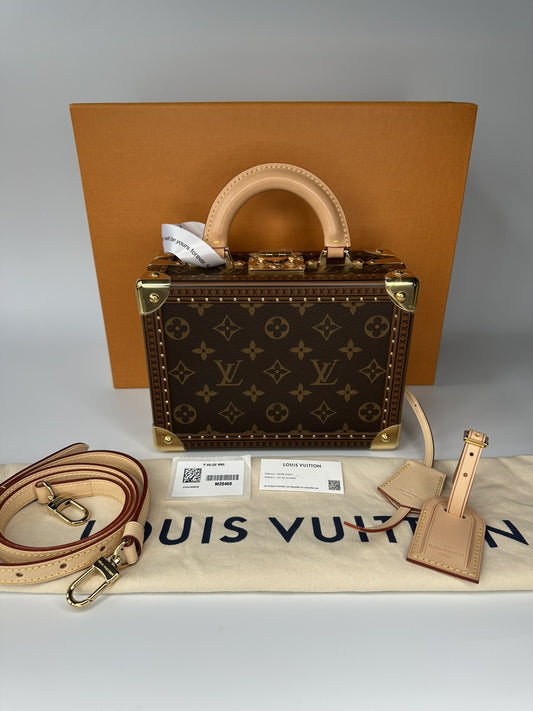 Louis Vuitton Monogram Brown Petite Valise Handbag - M20468 2-Way Brown