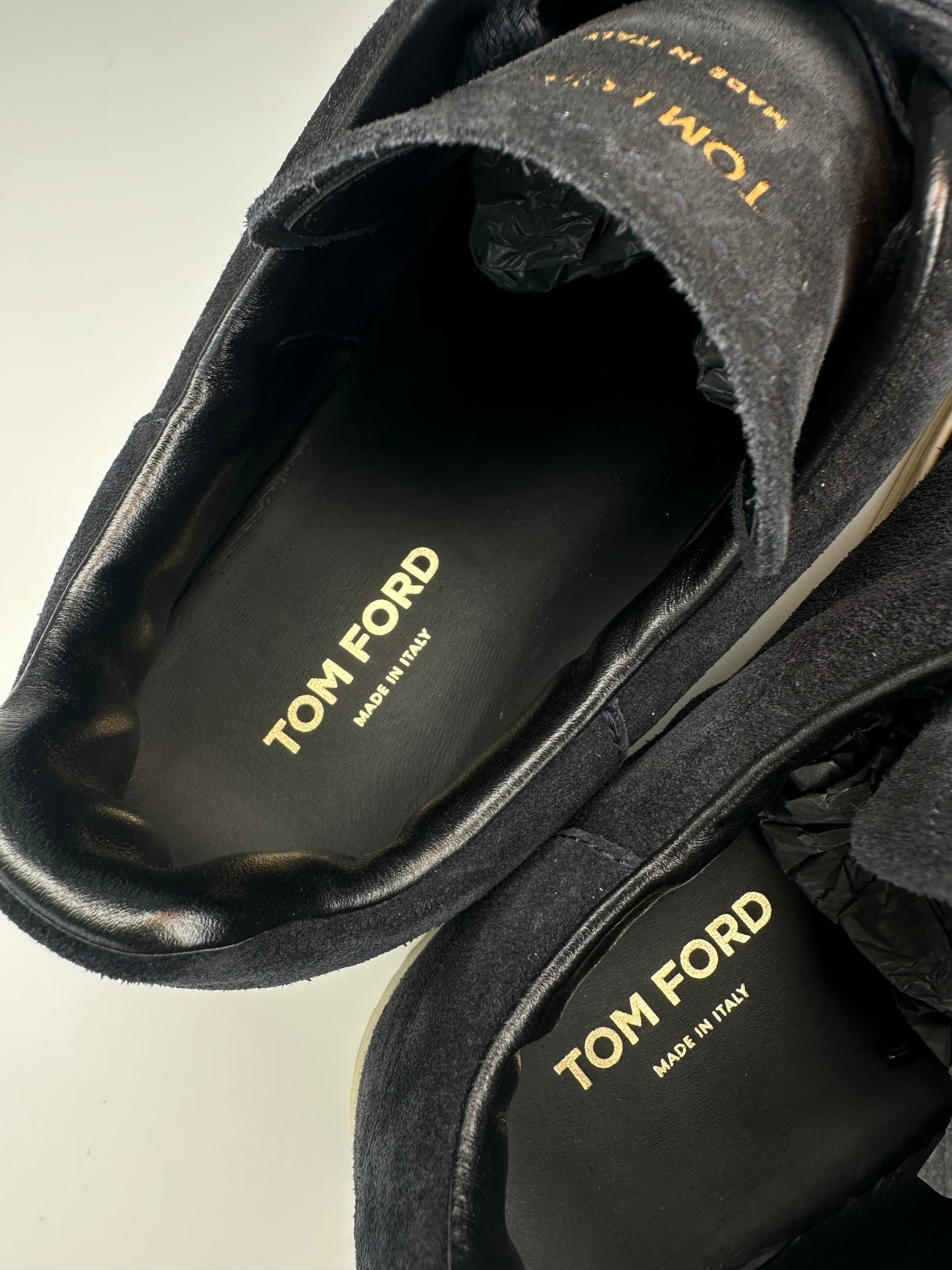 Tom Ford Trainers UK9 RRP £890 Dark Navy Blue Suede