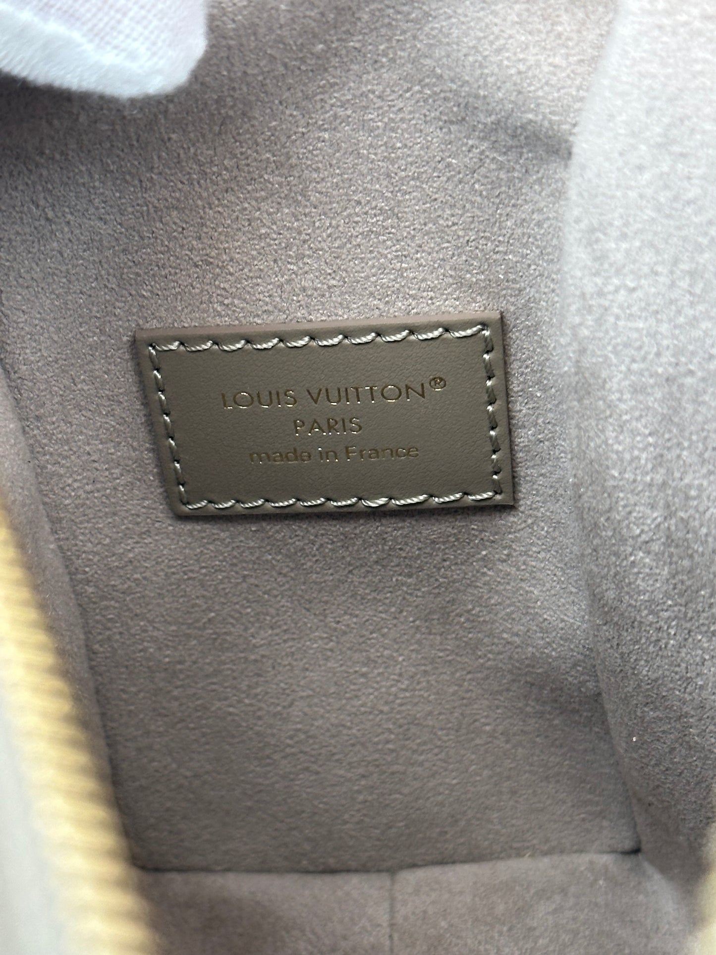 Louis Vuitton Side Trunk MM Grained Calf Leather Smooth Cowhide Trim Brand New