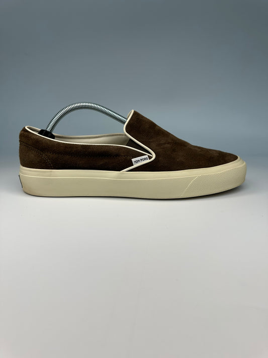 Tom Ford Slip On Suede Khaki UK9 RRP £850