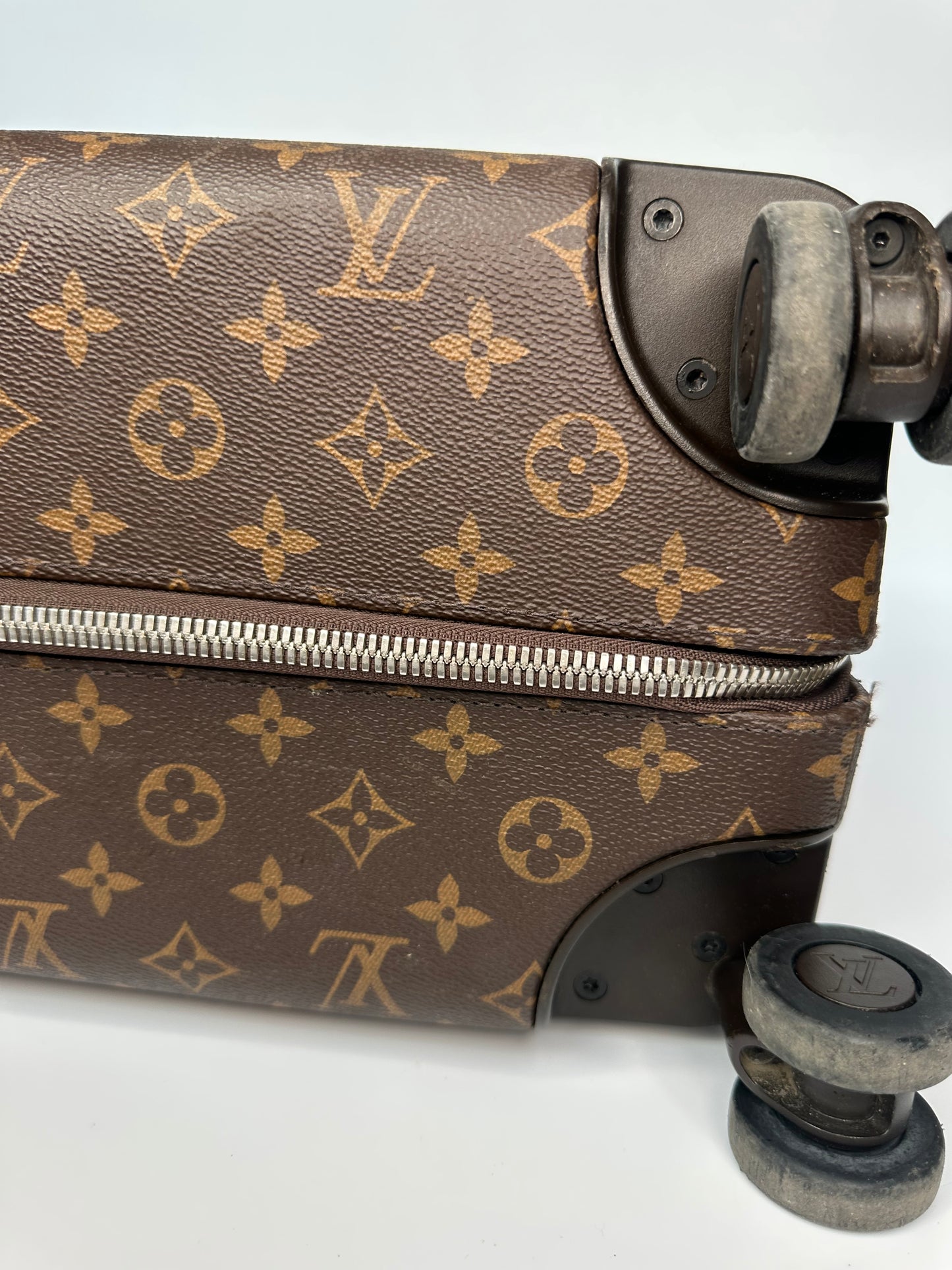 Louis Vuitton Horizon 55 Hand Luggage Carry On Case LV Monogram Brown & Beige