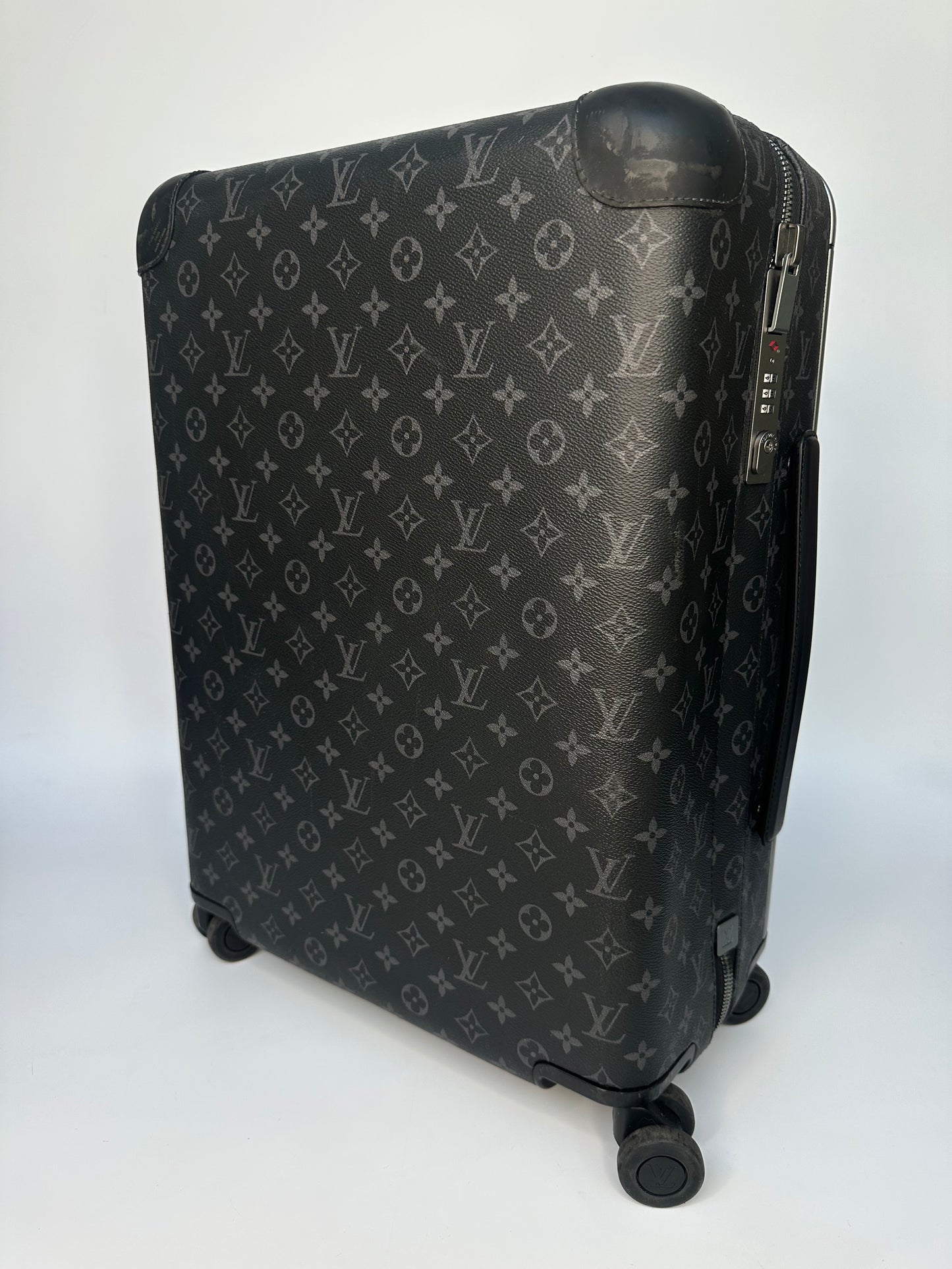 Louis Vuitton Horizon 55 Monogram Eclipse Suitcase Hand Luggage Carry-On Travel
