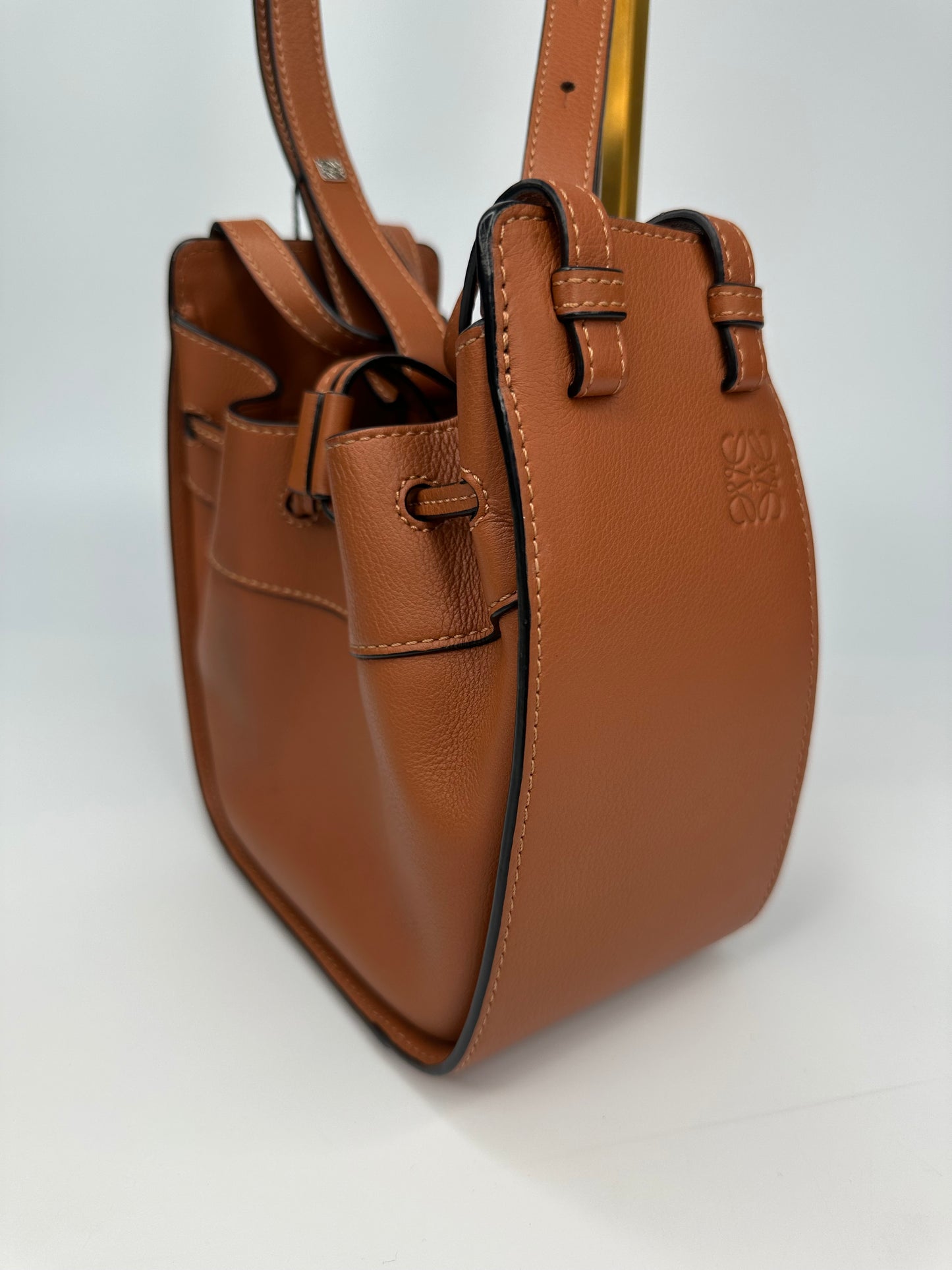 Loewe Hammock Leather Handbag Immaculate Condition Brown RRP £2085