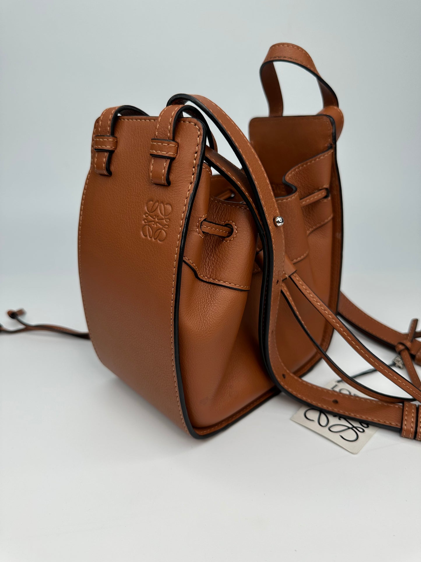 Loewe Hammock Leather Handbag Immaculate Condition Brown RRP £2085