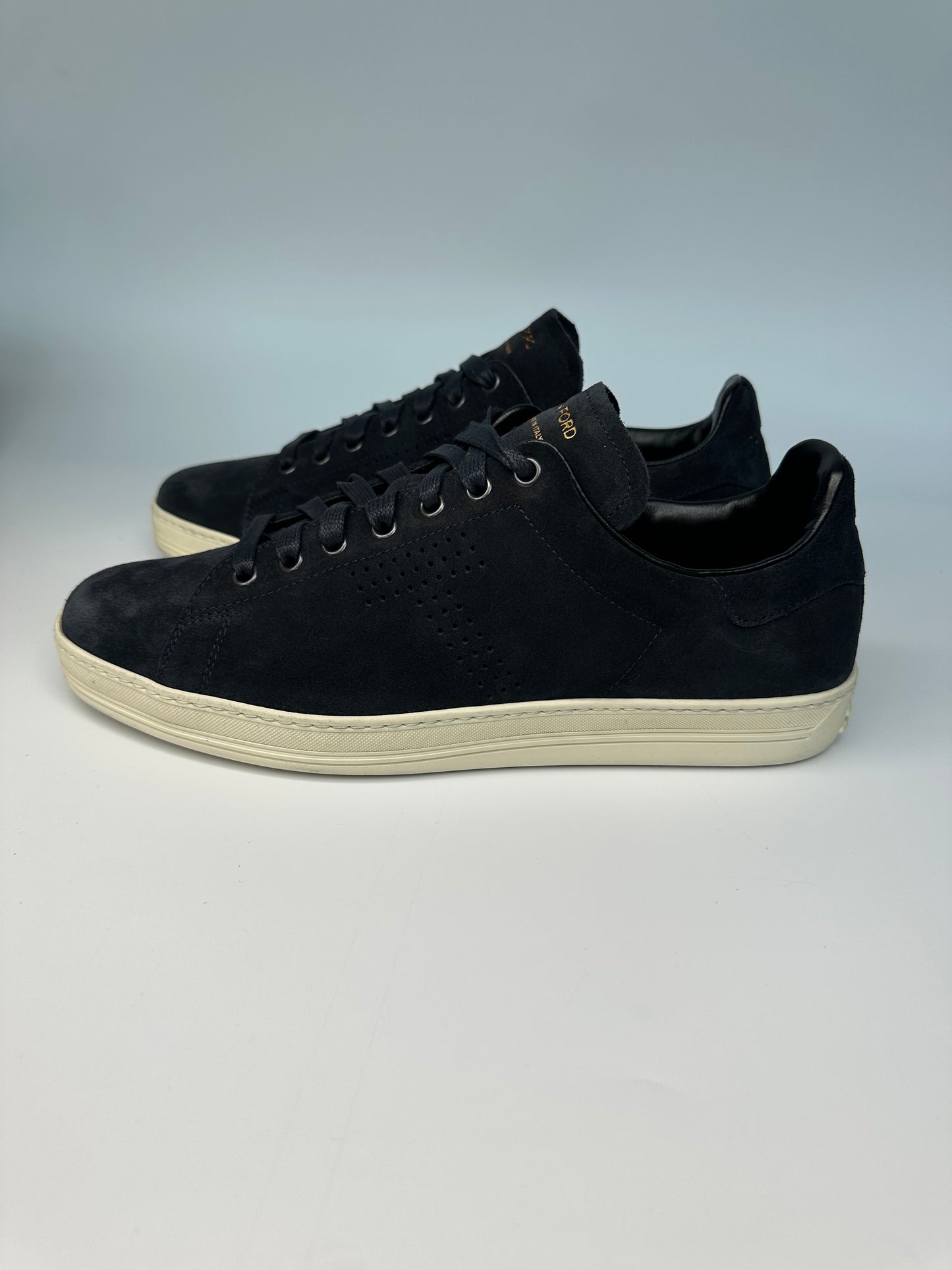 Tom Ford Trainers UK9 RRP £890 Dark Navy Blue Suede