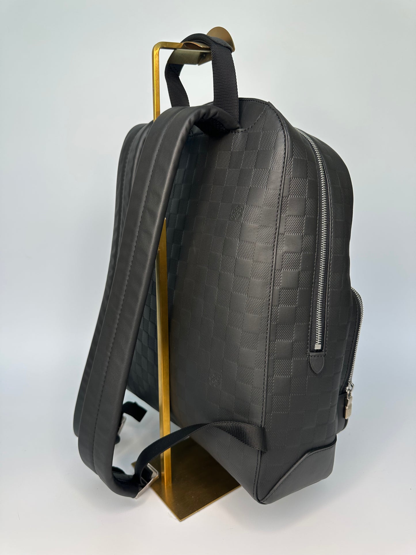 Louis Vuitton Campus Backpack Black Damier Leather