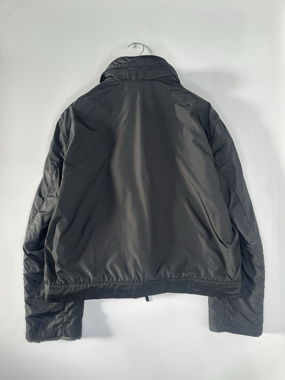 Emporio Armarni Shearling Jacket Grey & Black (& Outer Jacket) Size 46  RRP£4699