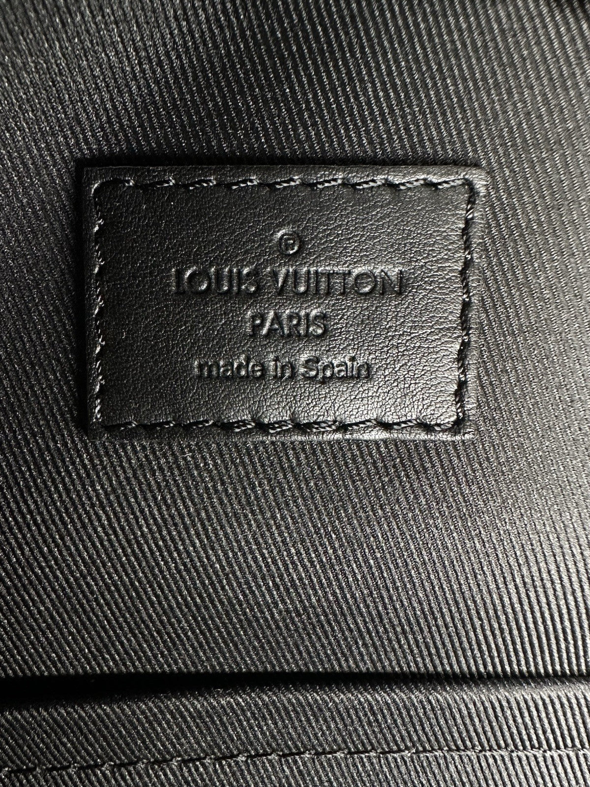 Louis Vuitton Racer Backpack Monogram Shadow Black Excellent Condition