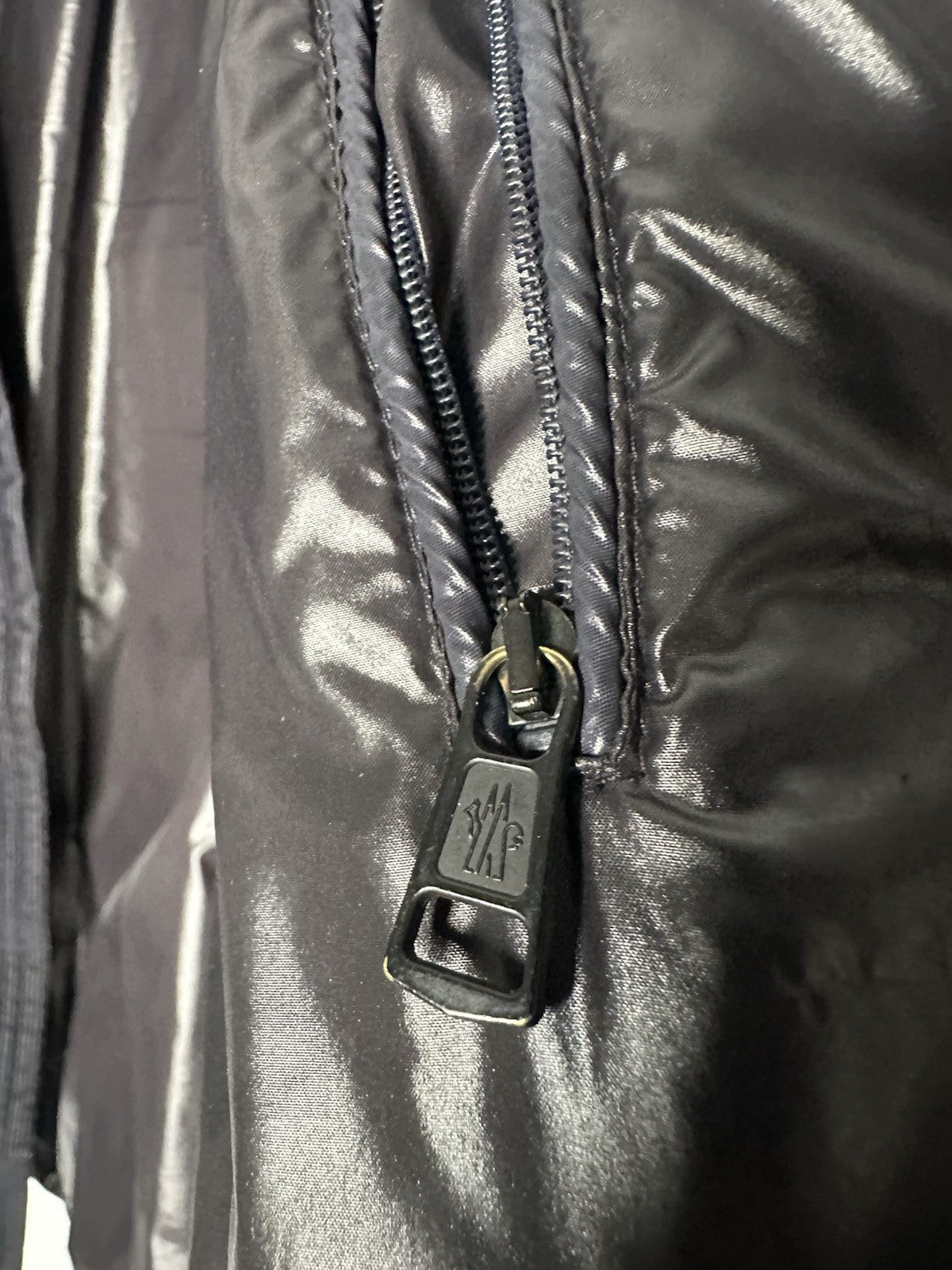 Moncler Frares Giubbotto Jacket Corduroy Navy Blue XS (1) Mens Rare