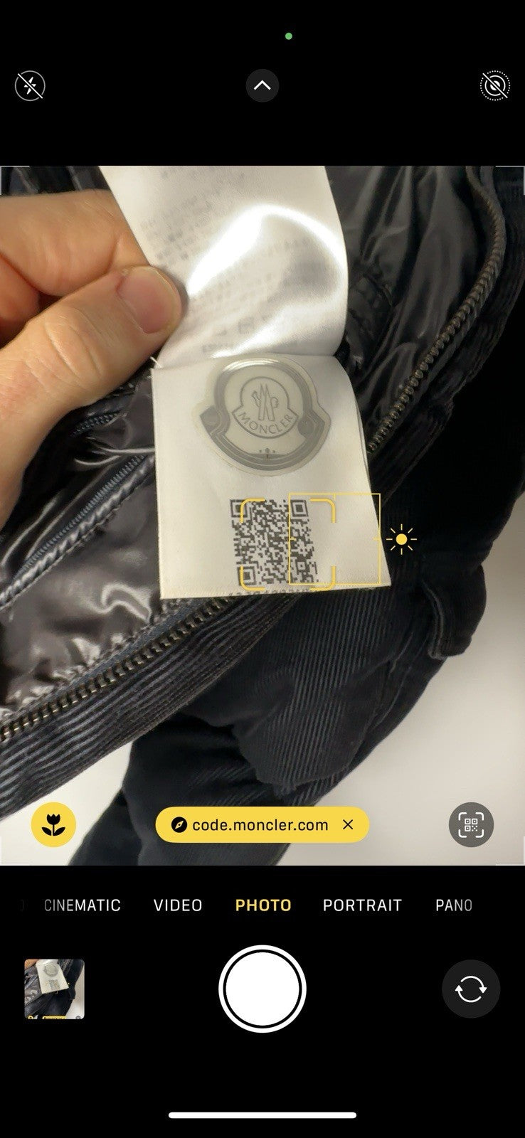 Moncler Frares Giubbotto Jacket Corduroy Navy Blue XS (1) Mens Rare