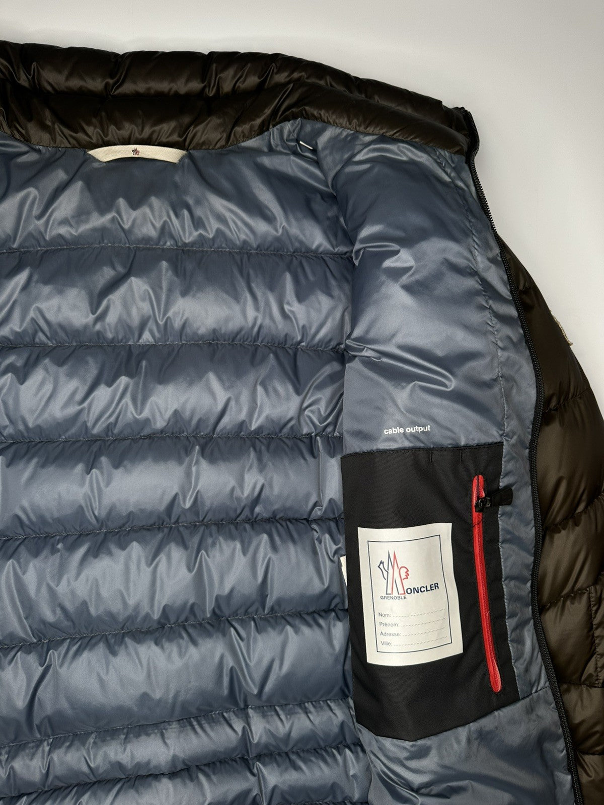 Moncler Grenoble Canmore Mens Jacket Brown Size 3 Large