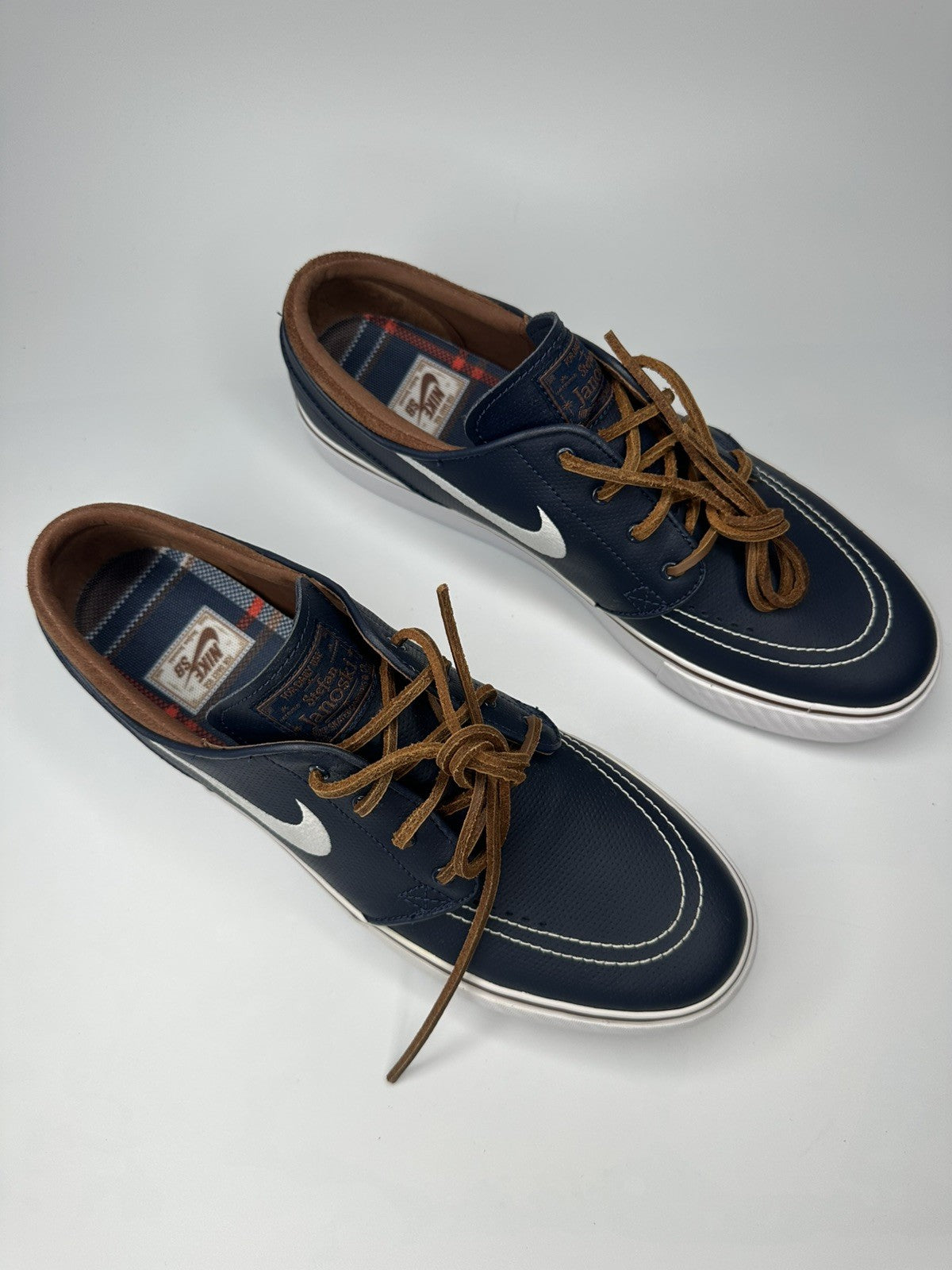 Nike Stefan Janoski Blue Box First Released UK9 EUR44 Obsidian / White Leather