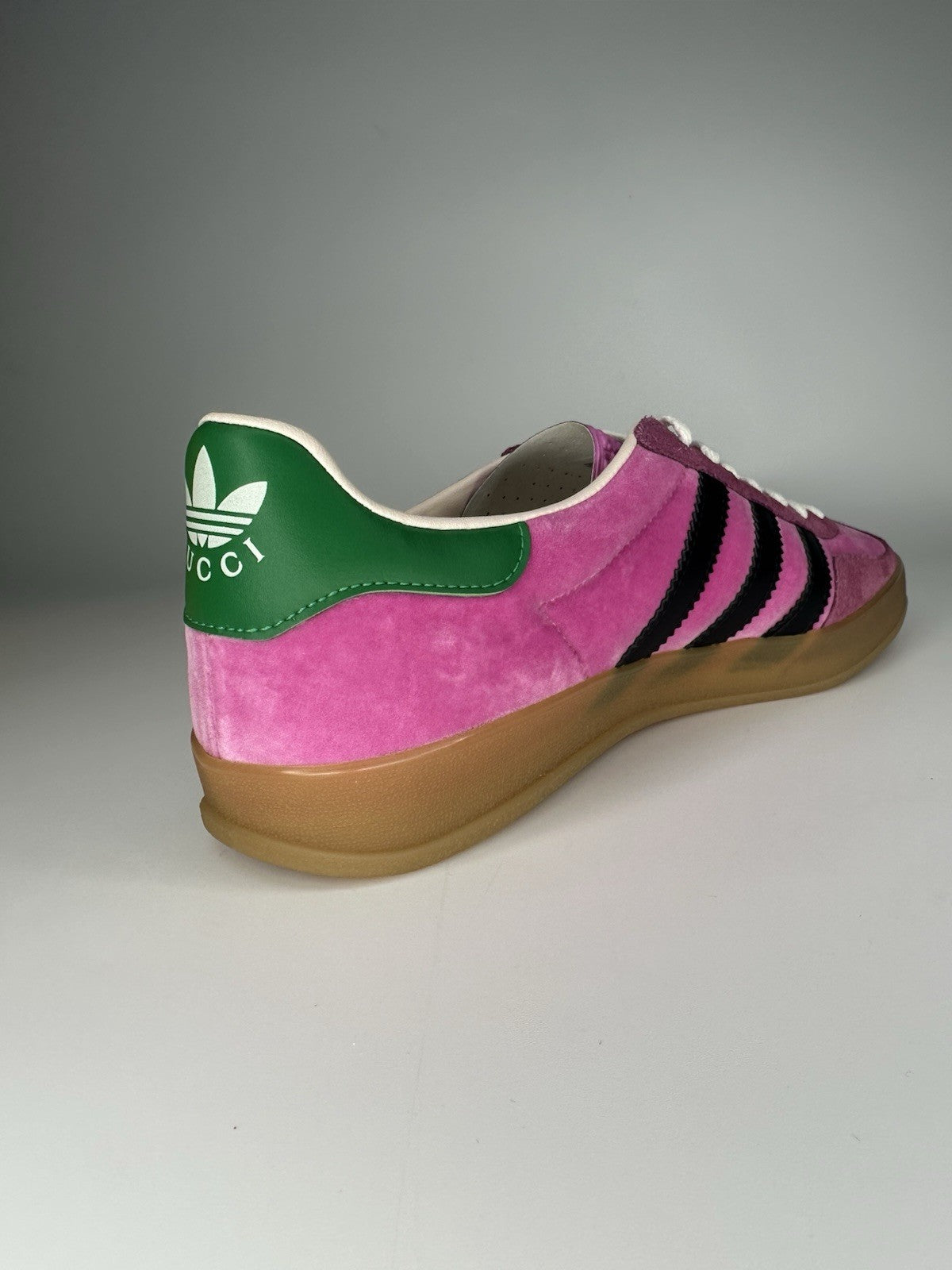 Adidas x Gucci Mens Gazelle Pink / Gum UK9.5 Deadstock