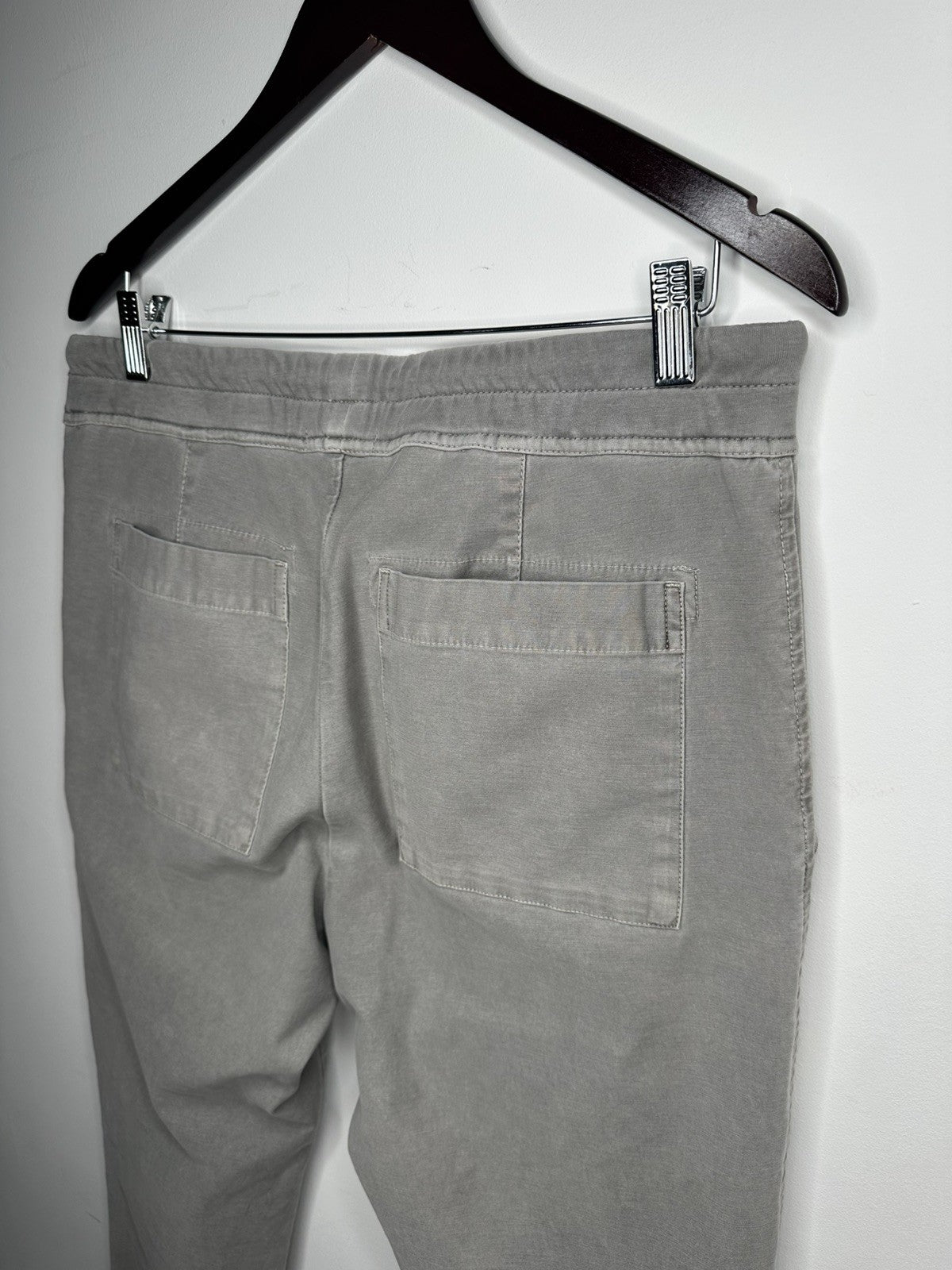 James Perse Mens Chino Joggers Size 1 Gray Drawstring Stretch