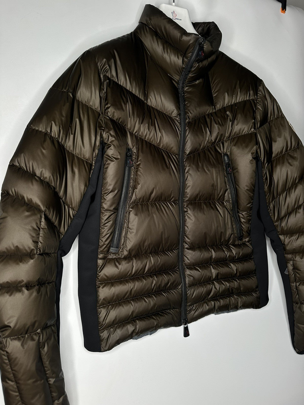 Moncler Grenoble Canmore Mens Jacket Brown Size 3 Large