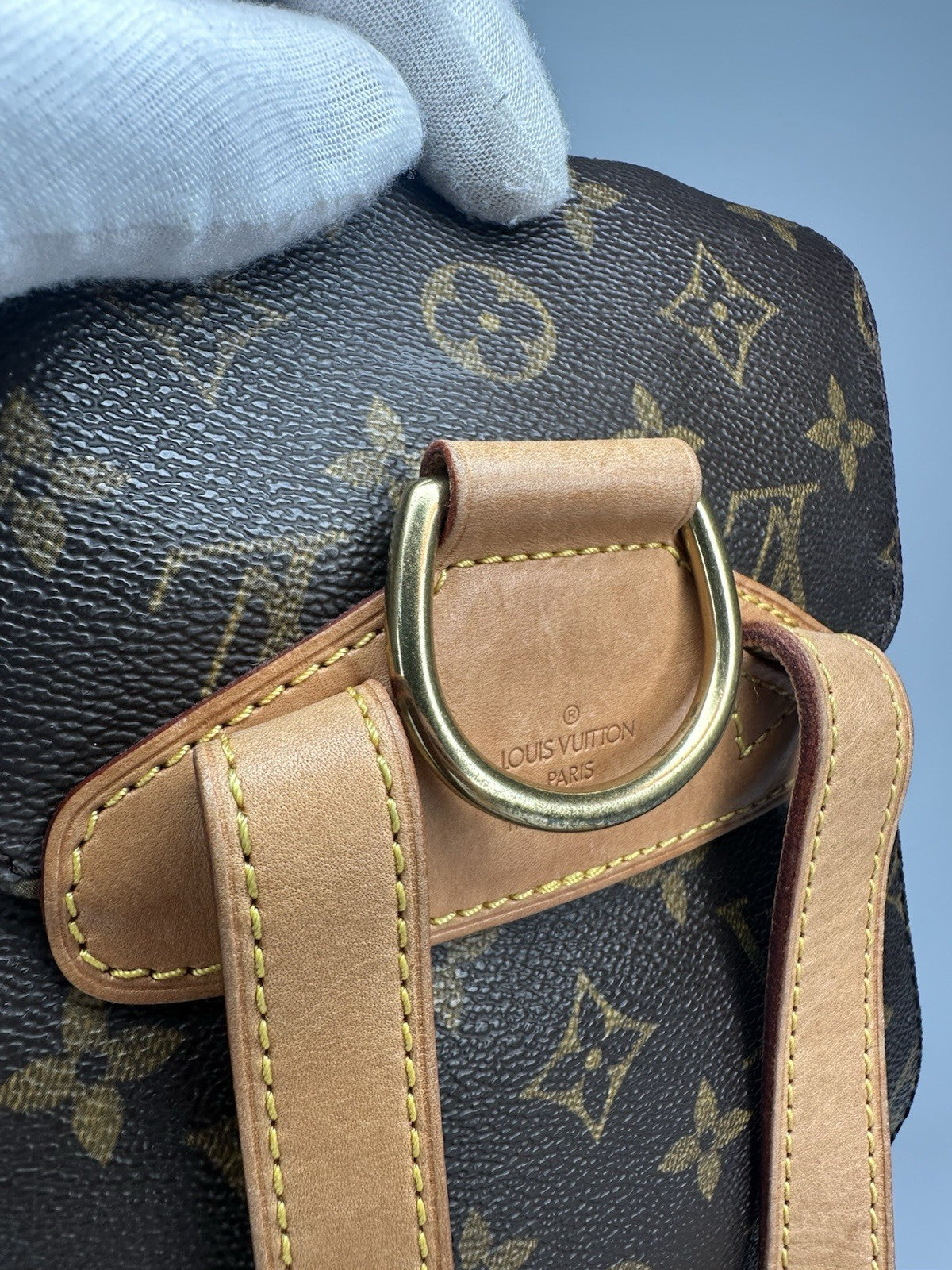 Louis Vuitton Montsouris PM Rucksack Backpack Monogram March 2003 M51136