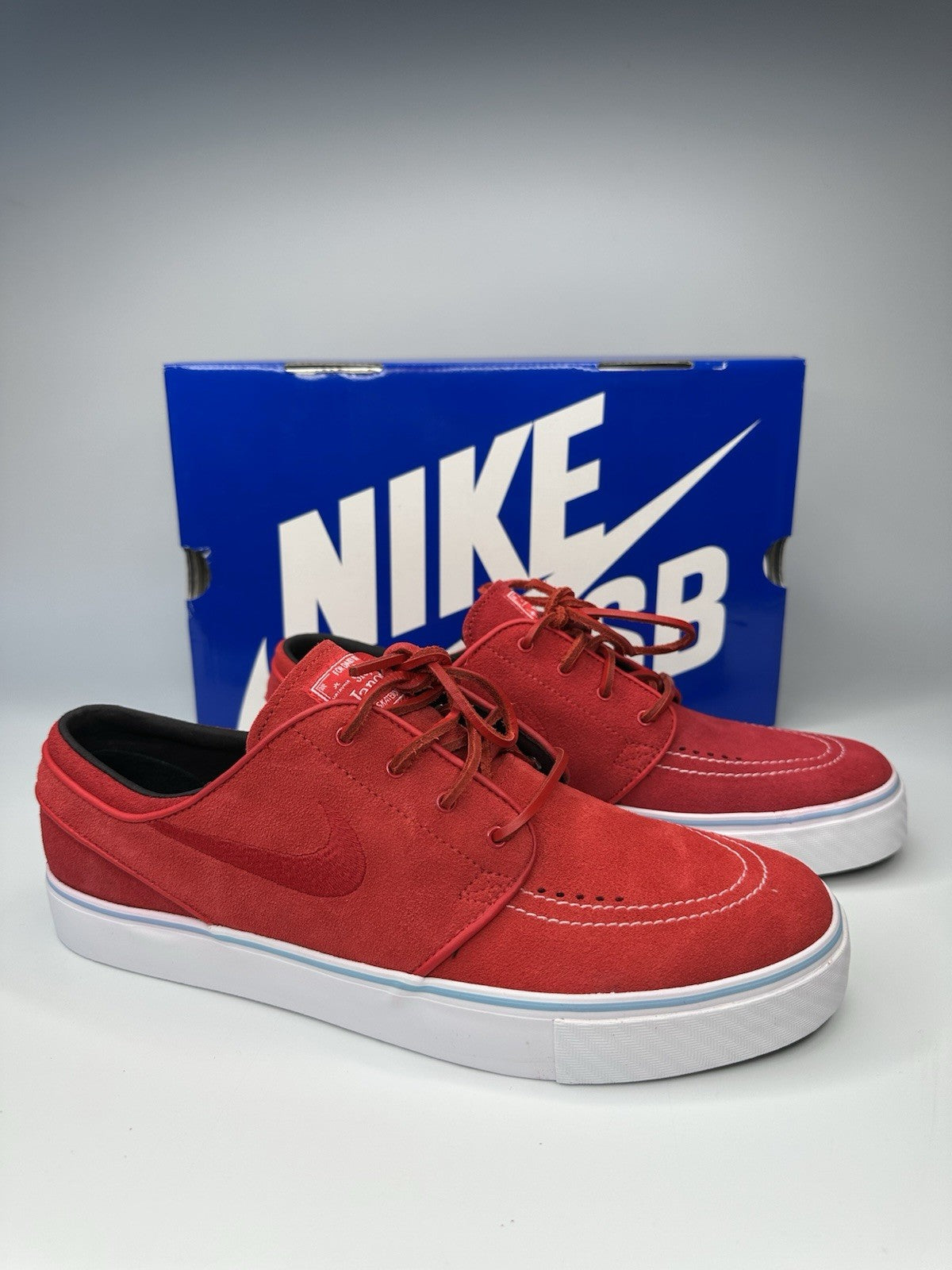 Nike Stefan Janoski Blue Box First Released UK9 Sport Red / Blue Chill