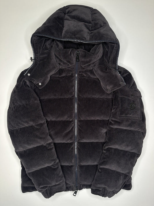 Moncler Maya Corduroy Jacket Dark Navy Size 4 (XL) Mens