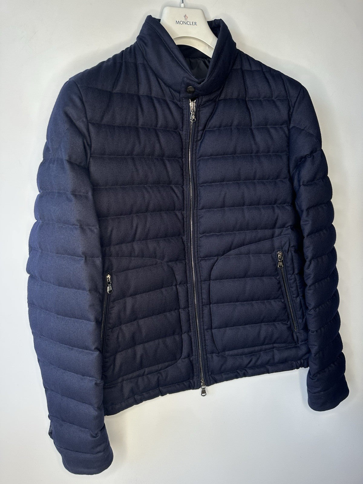 Moncler Wool Jacket ‘Delabost’ Size 3 Mens (Large)  Wool