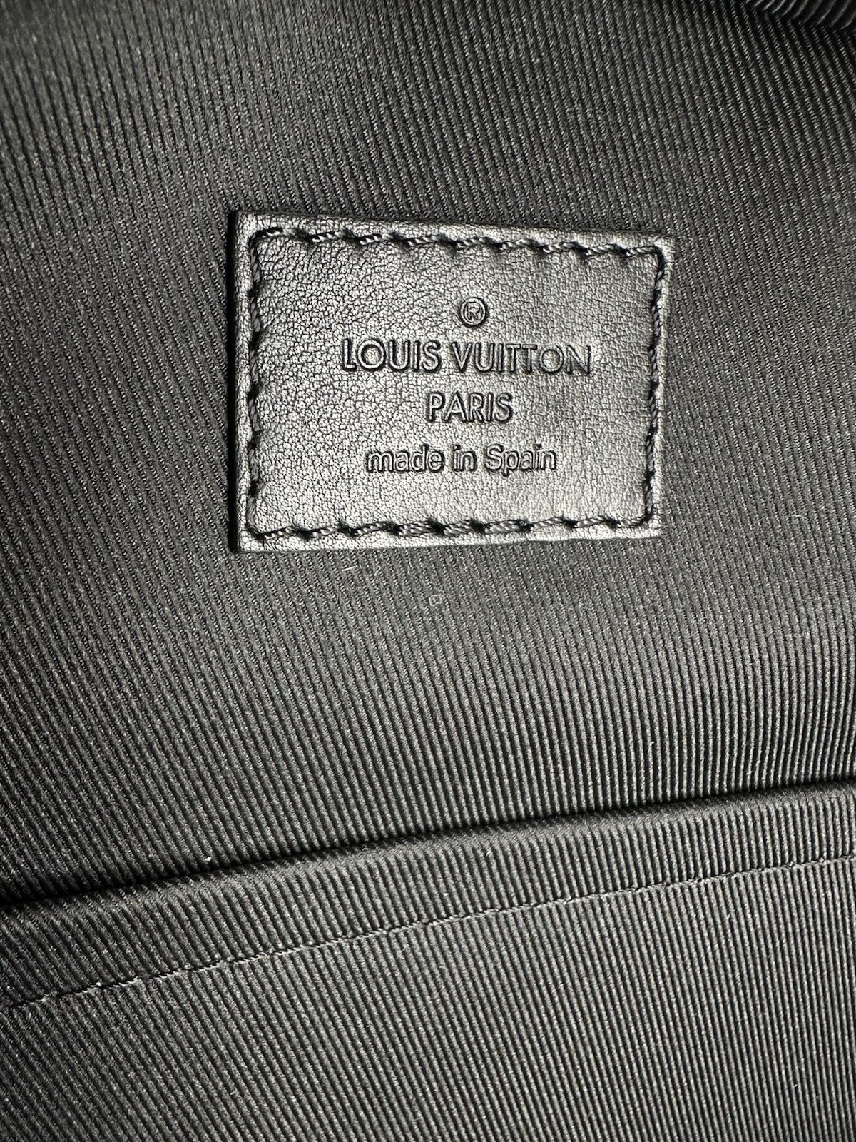 Louis Vuitton Racer Backpack Monogram Shadow Black Excellent Condition