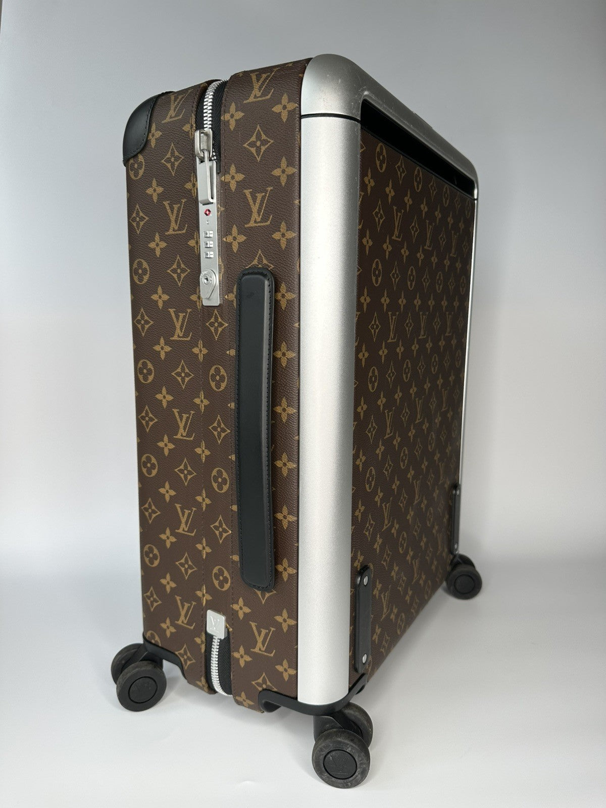 Louis Vuitton Horizon 55 Hand Luggage Carry On Monogram Black & Brown Excellent
