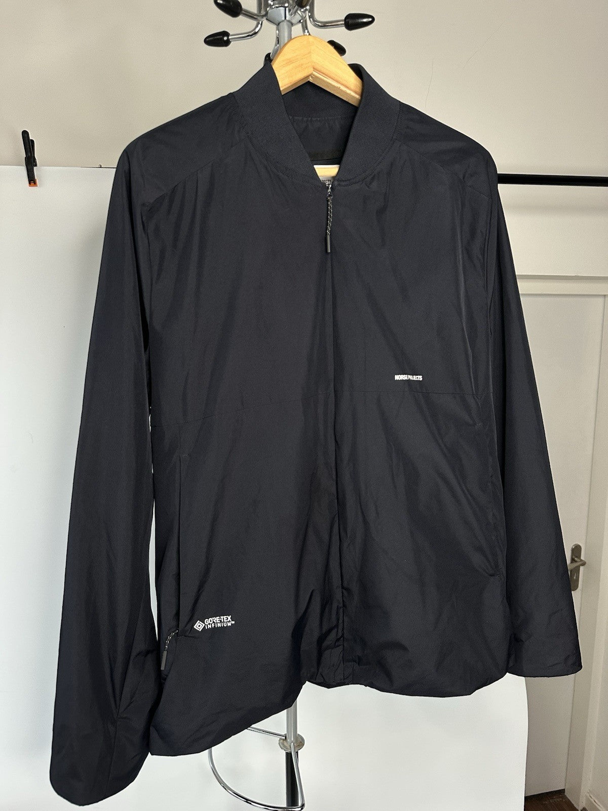 Norse Projects Ryan Infinium Dark Navy Blue Large Men’s Jacket Gore Tex