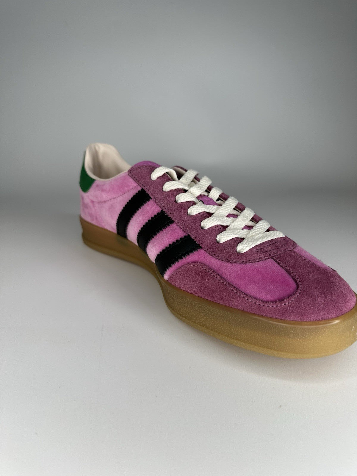 Adidas x Gucci Mens Gazelle Pink / Gum UK9.5 Deadstock