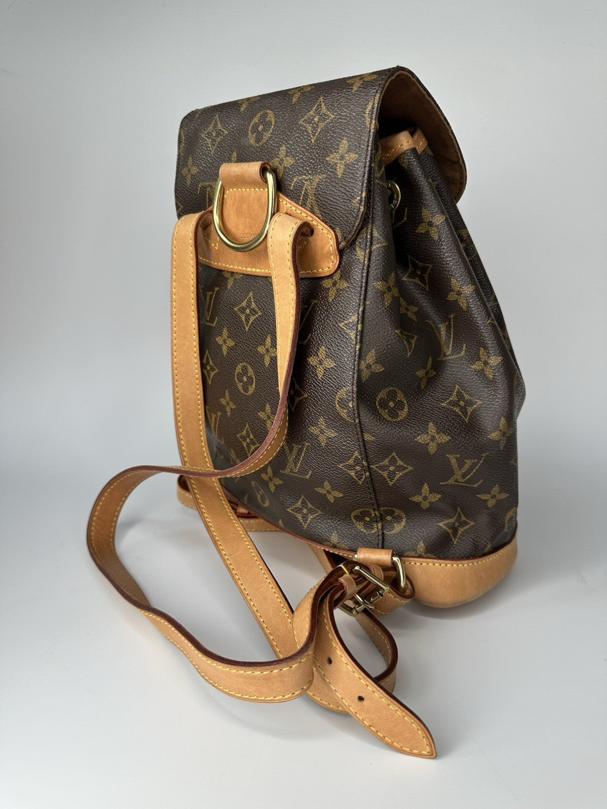 Louis Vuitton Montsouris PM Rucksack Backpack Monogram March 2003 M51136