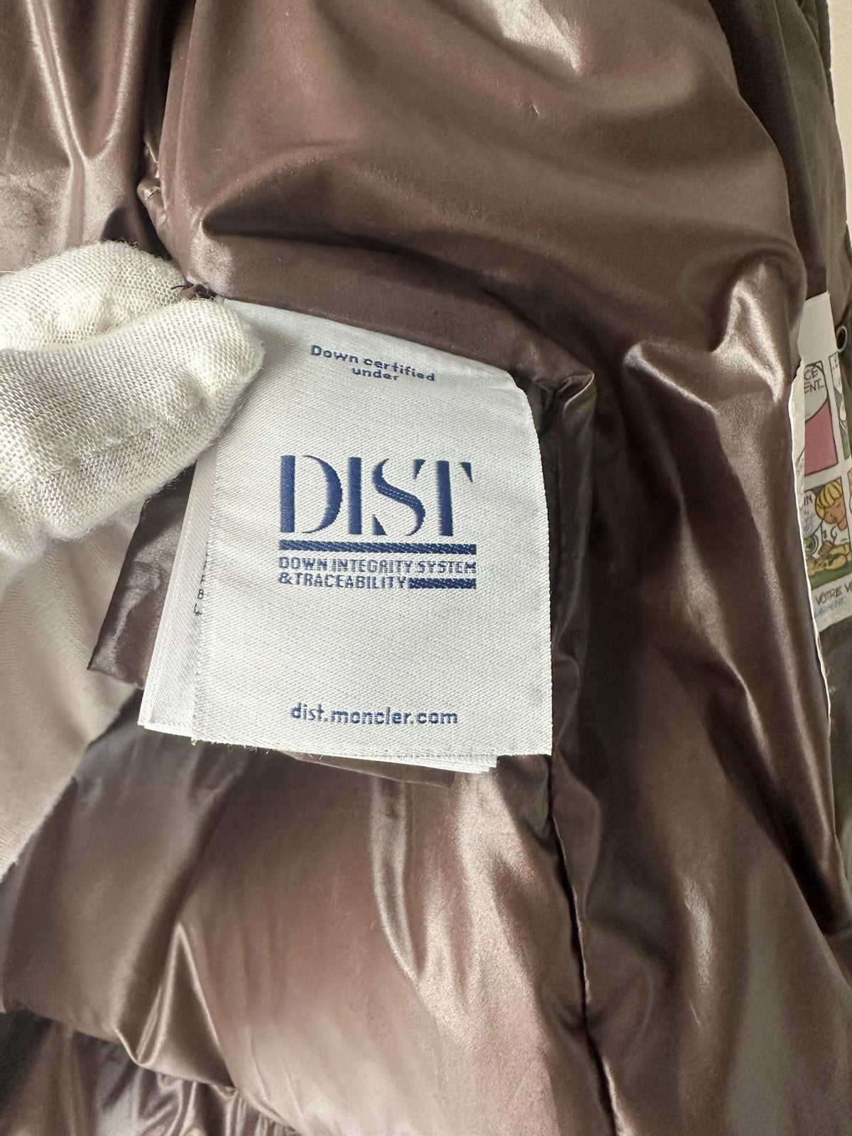 Moncler Marcelettes Hooded Teddy-Trimmed Short Down Jacket Size 3 (Large) Khaki