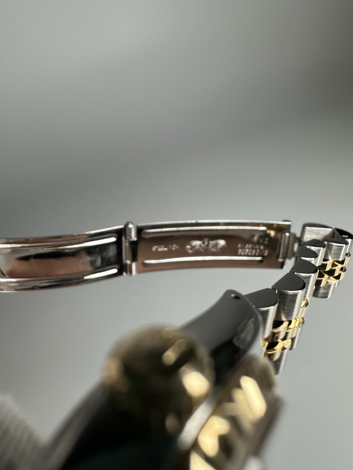 Ladies Steel & Gold Rolex Datejust White Mother Of Pearl Diamond Dial + Papers