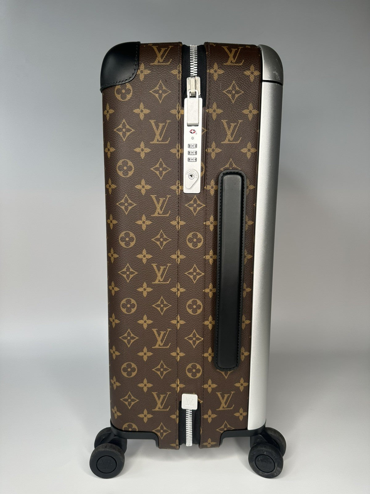 Louis Vuitton Horizon 55 Hand Luggage Carry On Monogram Black & Brown Excellent