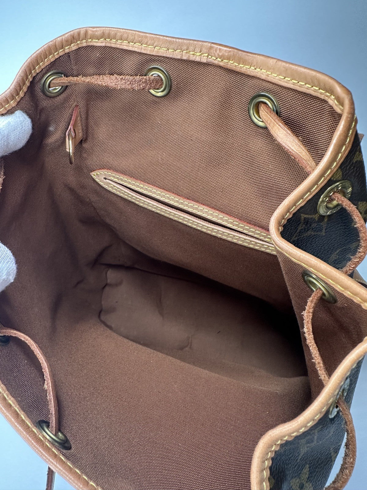 Louis Vuitton Montsouris (PM) Rucksack Backpack M51136 Monogram May 2000