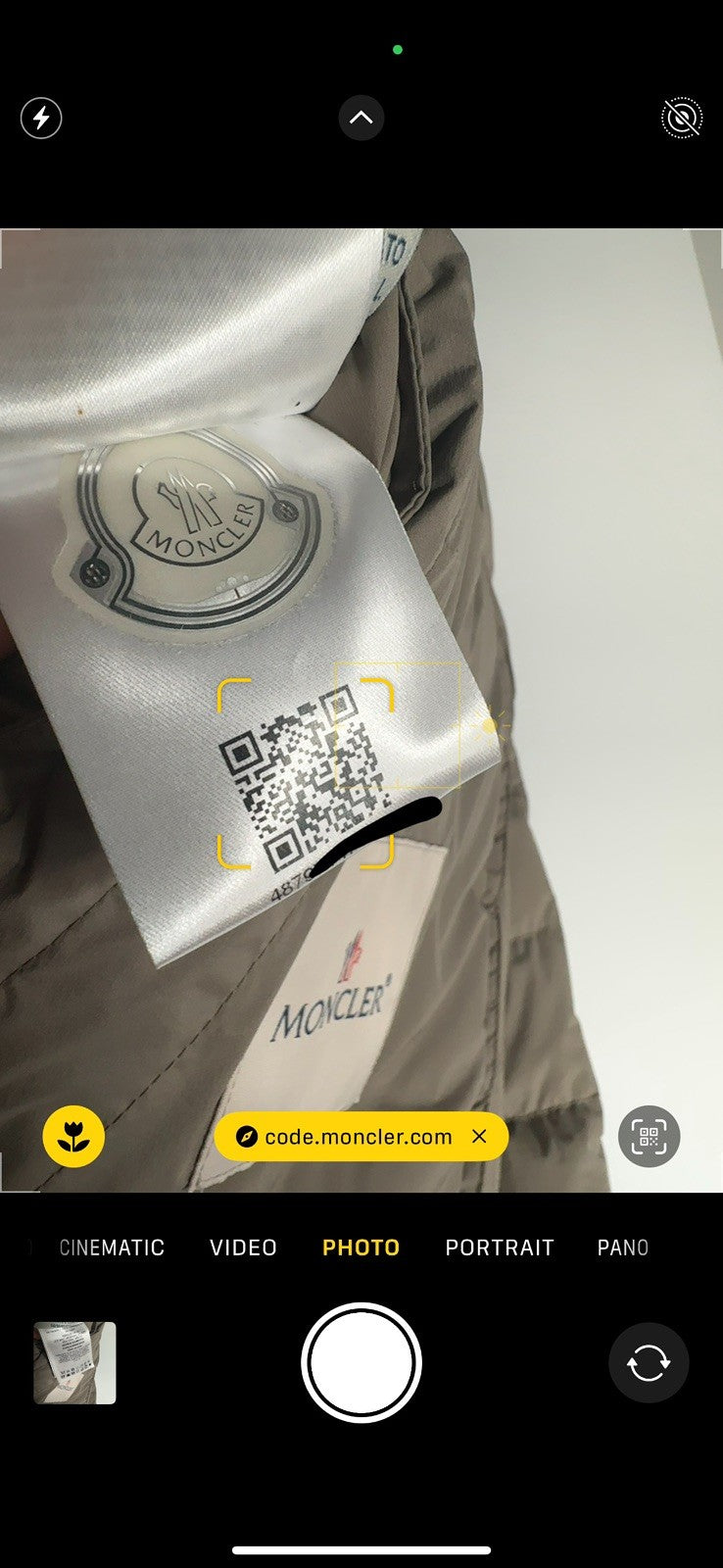 Moncler Acorus Giubbotto Light Khaki Jacket Size 3 (Large)