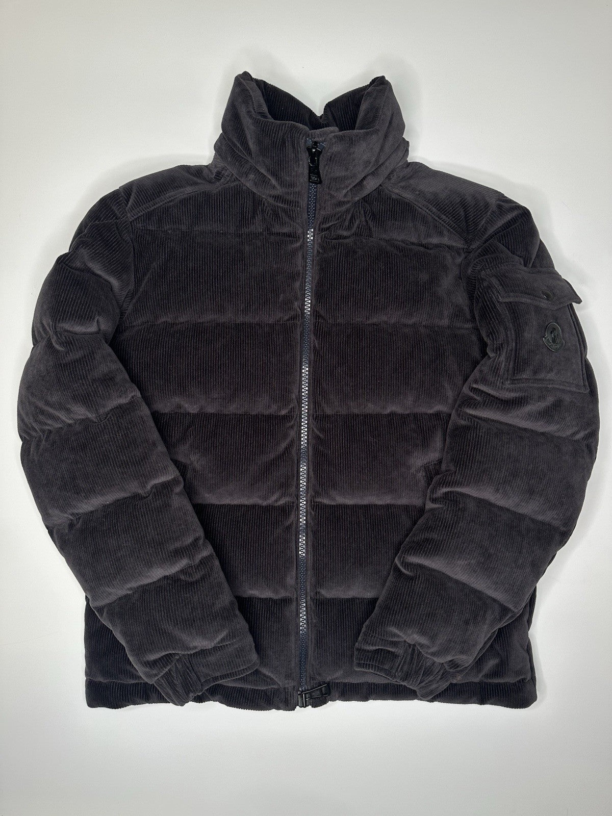 Moncler Maya Corduroy Jacket Dark Navy Size 4 (XL) Mens