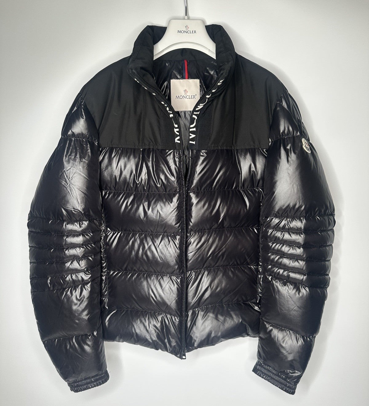 Moncler Giubbotto Bruel Jacket Size 3 / Large Mens Black Immaculate