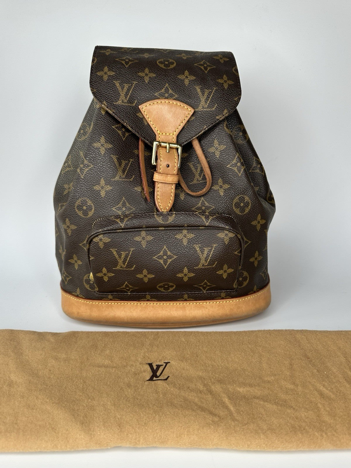 Louis Vuitton Montsouris PM Rucksack Backpack Monogram March 2003 M51136