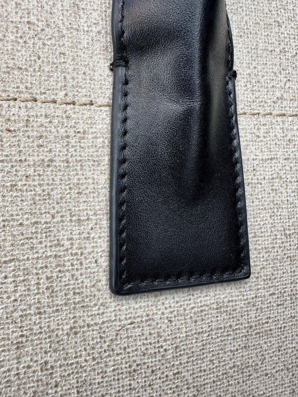 Saint Laurent Rive Gauche Tote Bag Canvas & Leather Unisex