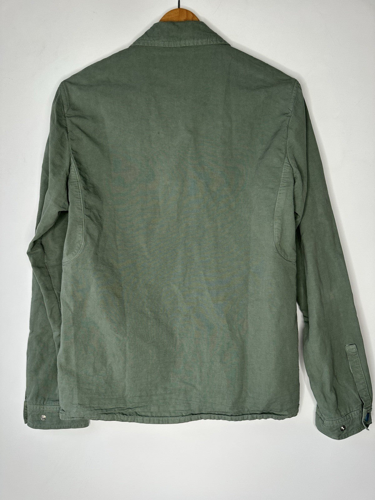 Norse Projects Green Mens Medium Khaki Green Button Down Jacket Cotton Blend VGC