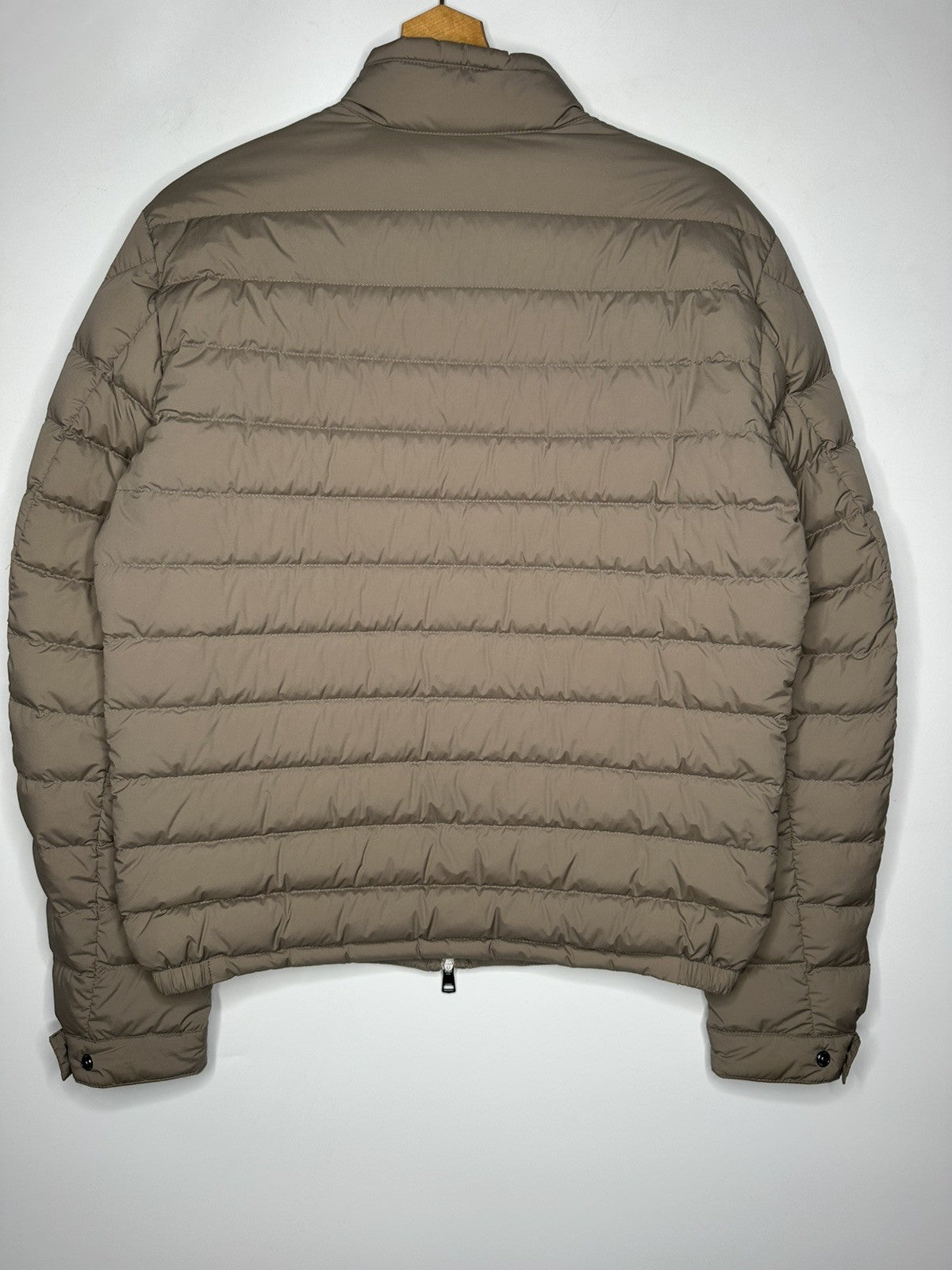 Moncler Acorus Giubbotto Light Khaki Jacket Size 3 (Large)