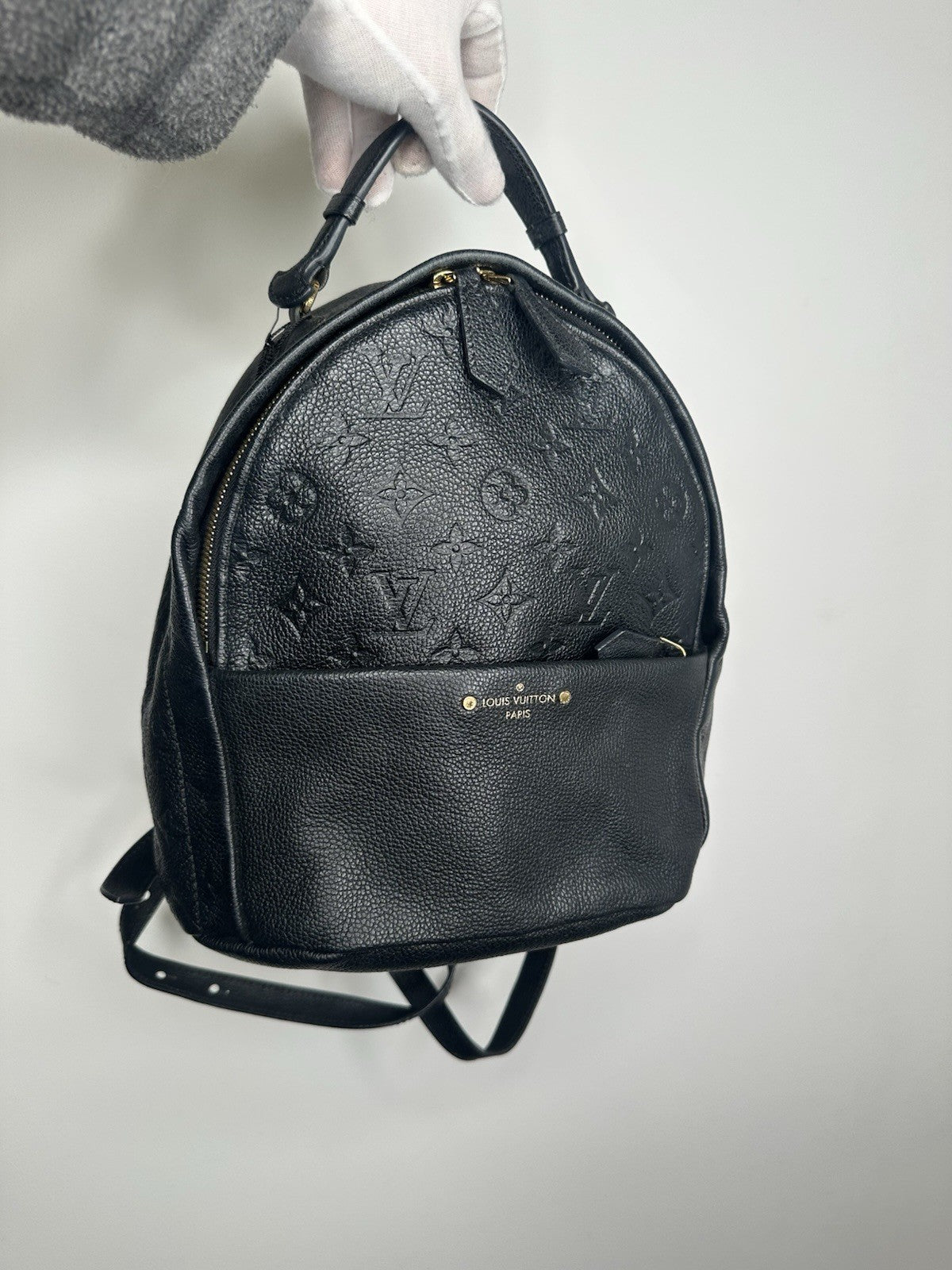 Louis Vuitton Sorbonne Backpack Black Empriente Leather (Discontinued & Rare)