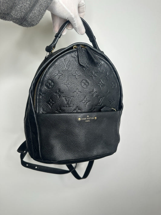 Louis Vuitton Sorbonne Backpack Black Empriente Leather (Discontinued & Rare)