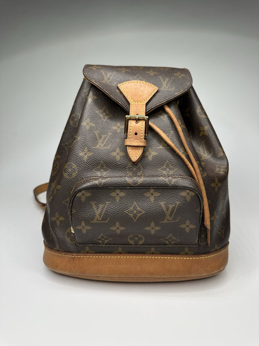 Louis Vuitton Montsouris (PM) Rucksack Backpack M51136 Monogram January 2000