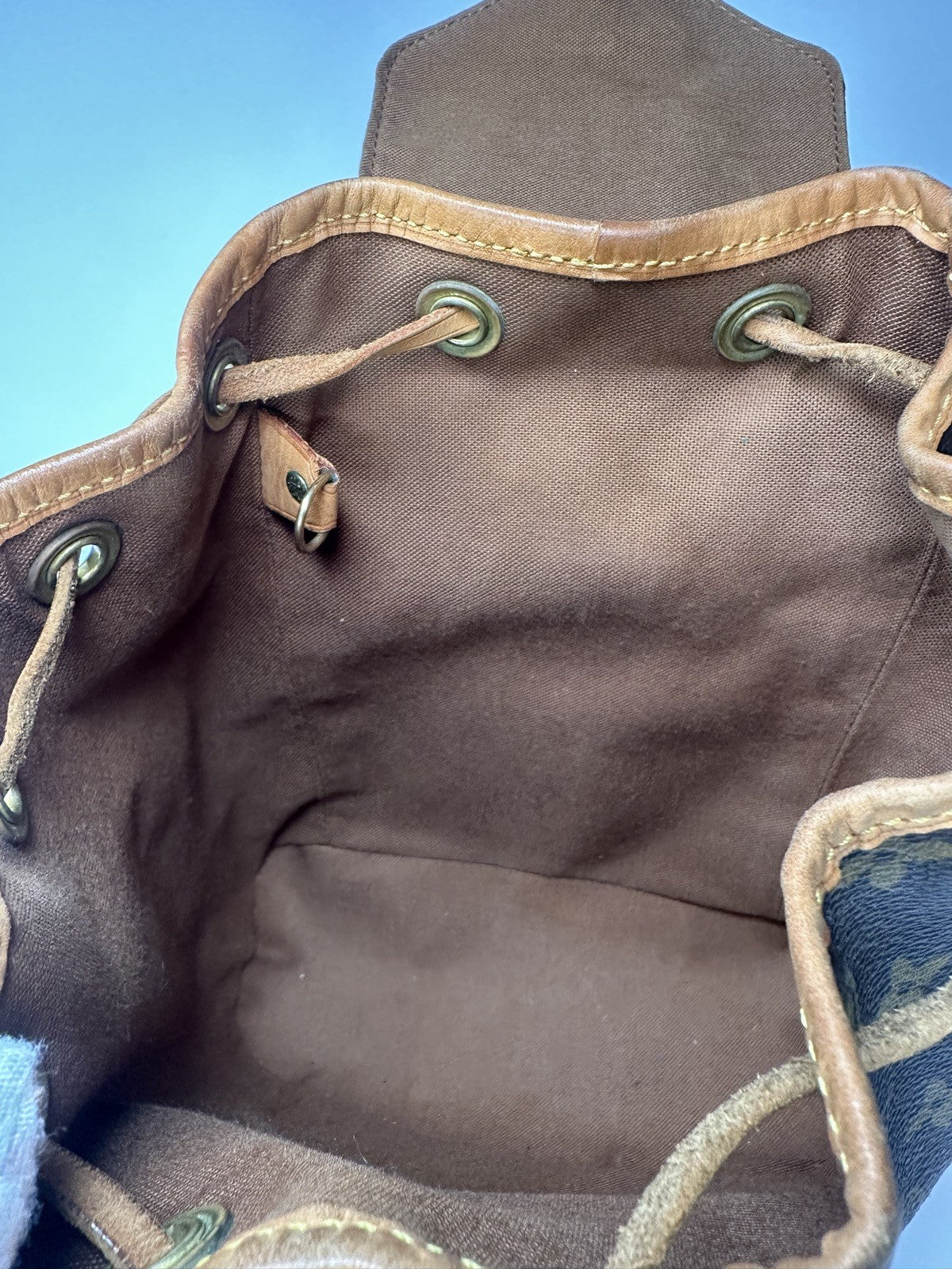 Louis Vuitton Montsouris Mini Rucksack Backpack Monogram September 1996 M11199