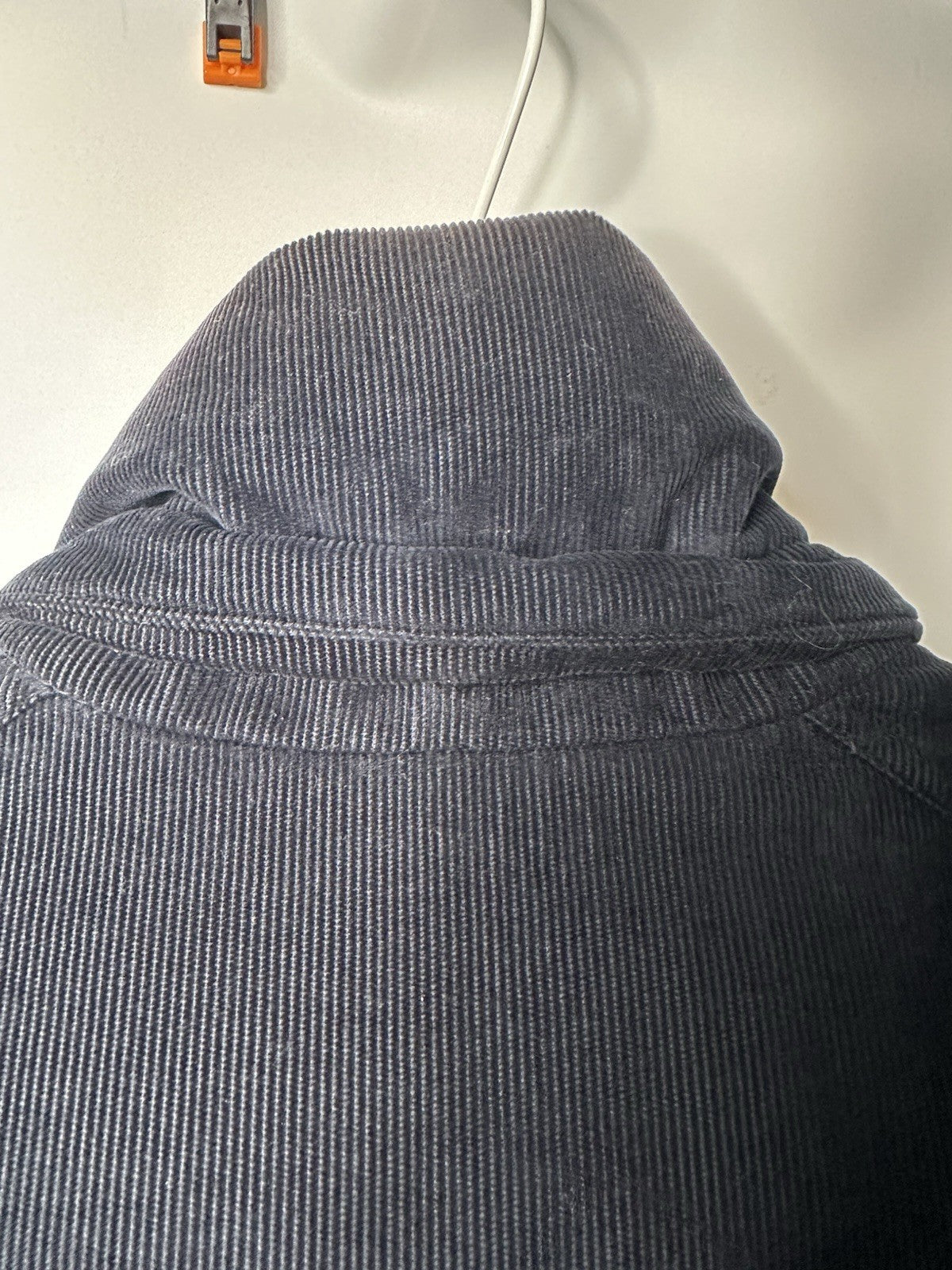 Moncler Frares Giubbotto Jacket Corduroy Navy Blue XS (1) Mens Rare