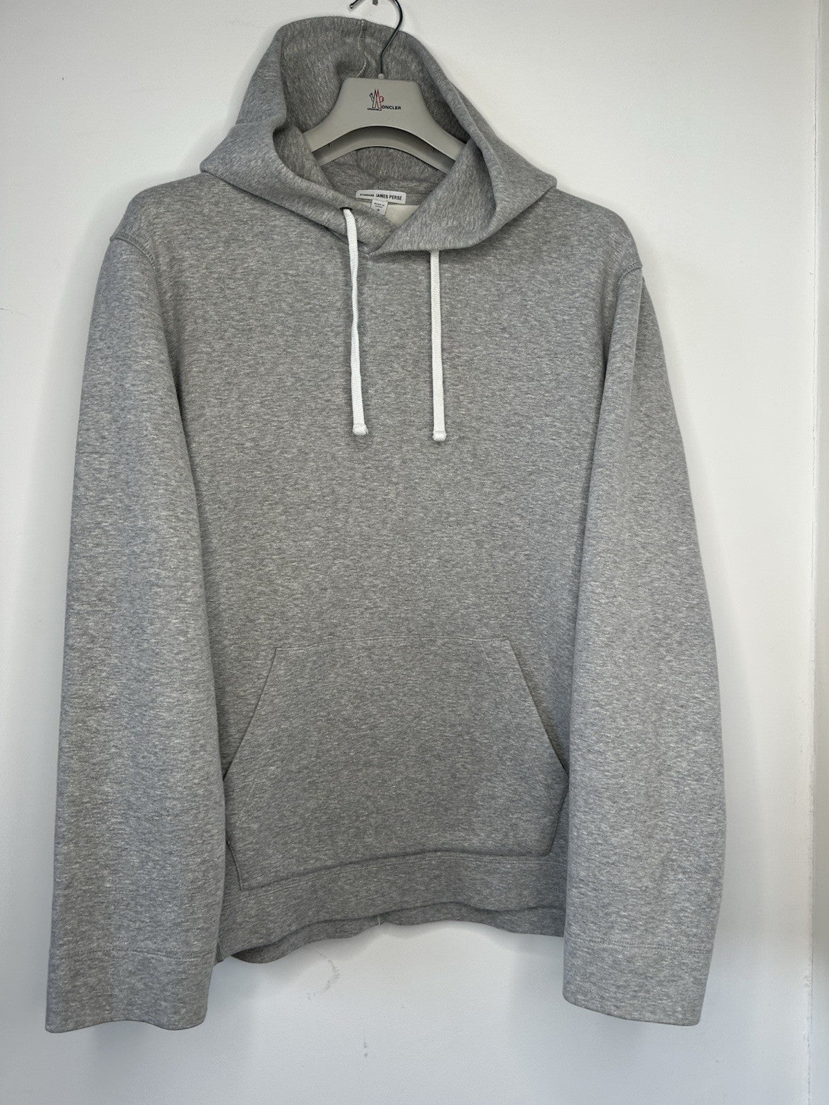 James Perse Pullover Hoodie Sweatshirt Large (Size 3) Grey Mens Immaculate
