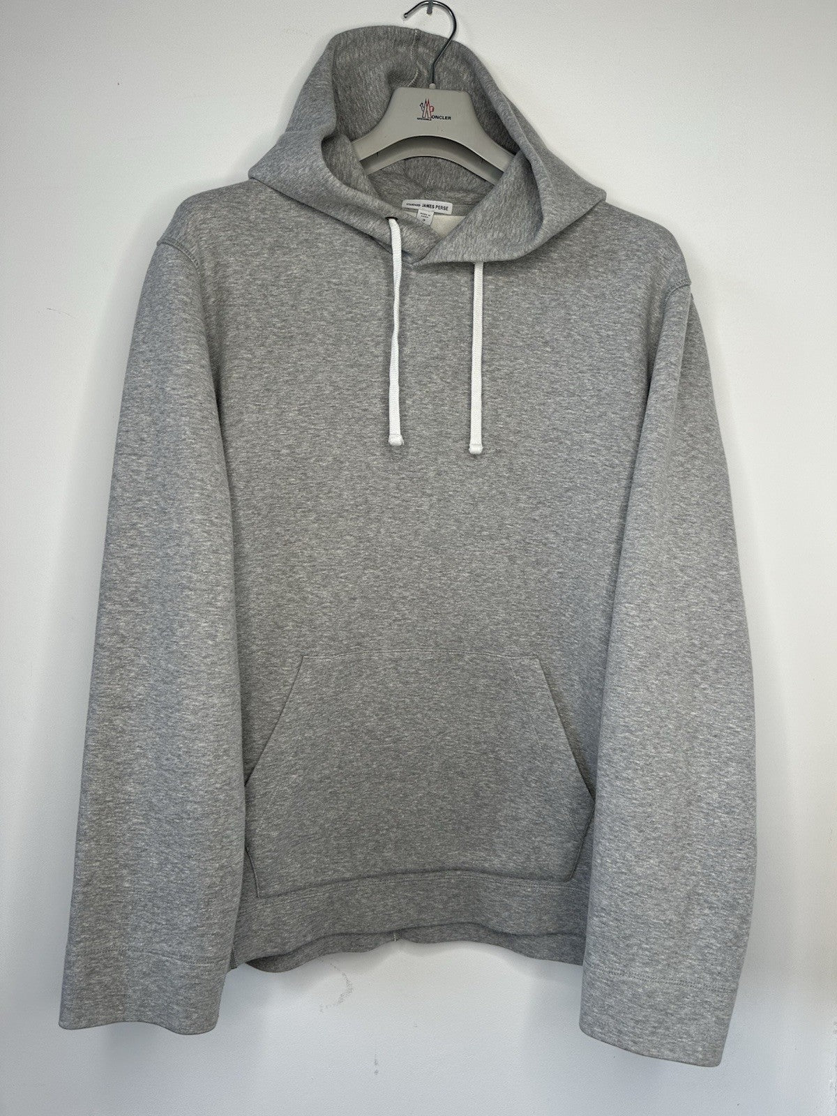 James Perse Pullover Hoodie Sweatshirt Large (Size 3) Grey Mens Immaculate