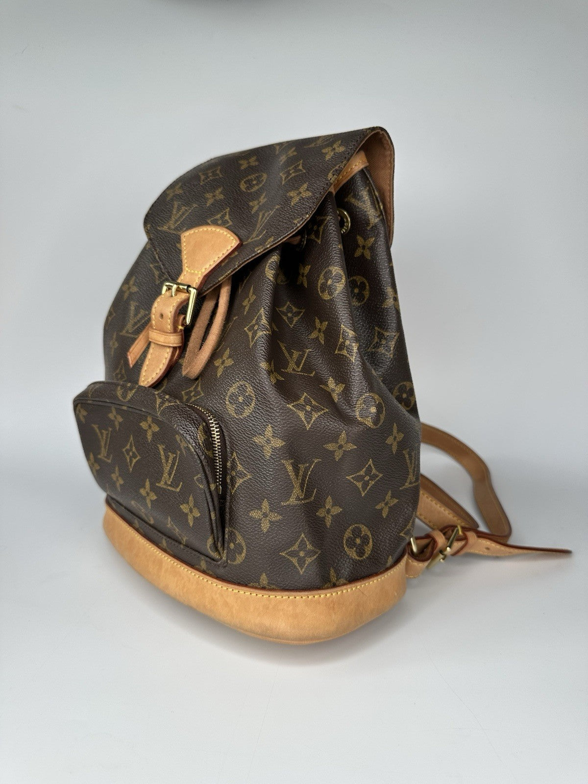 Louis Vuitton Montsouris PM Rucksack Backpack Monogram March 2003 M51136