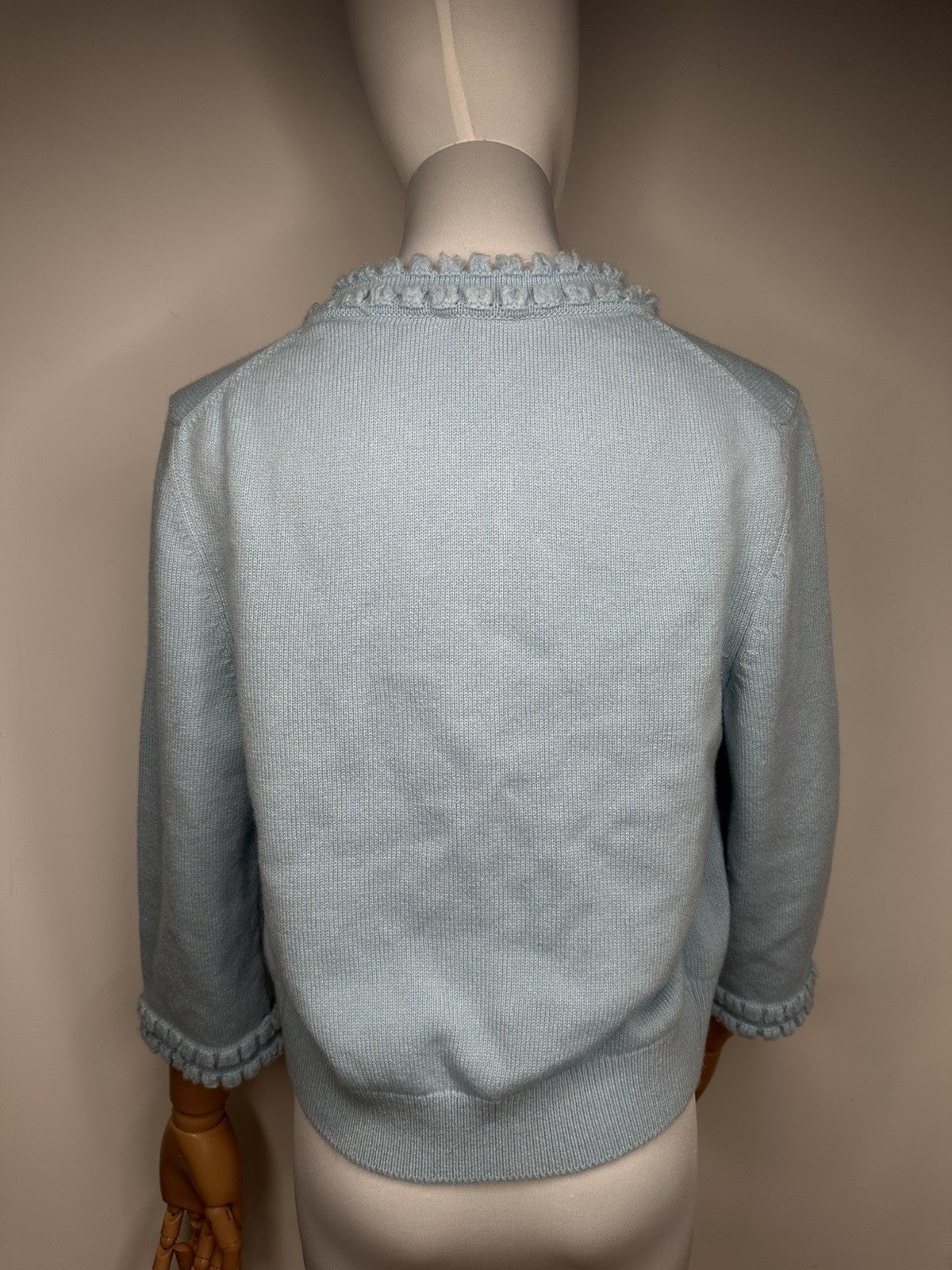 Chanel Cashmere Cardigan Cashmere Blue BNWT